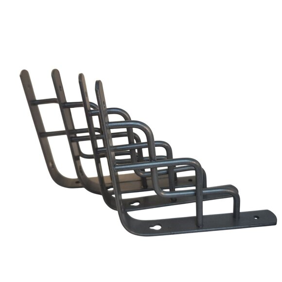 Silver Heavy-Duty Metal Shelf Brackets Set of 4 Zig-Zag Design Wall Mount Suppor - Picture 7 of 12